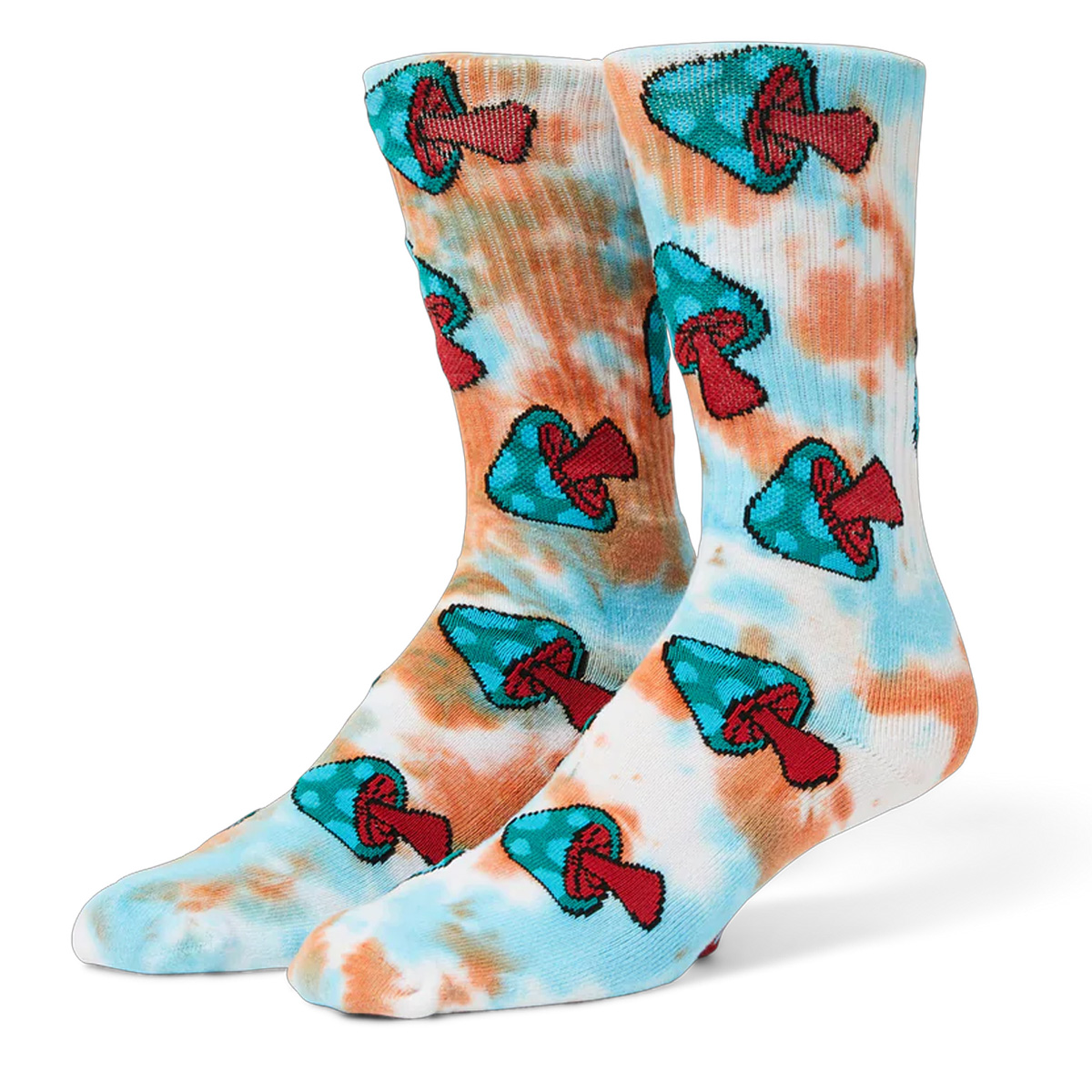 HUF Microdose Tiedye Sock Red HUF Microdose Tiedye Sock Red