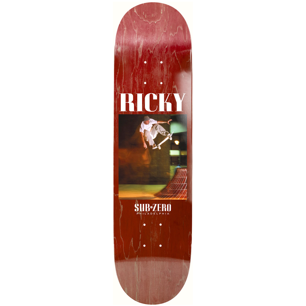 Sub Zero Ricky Oyola Tribute EX7 Deck Red 8.25