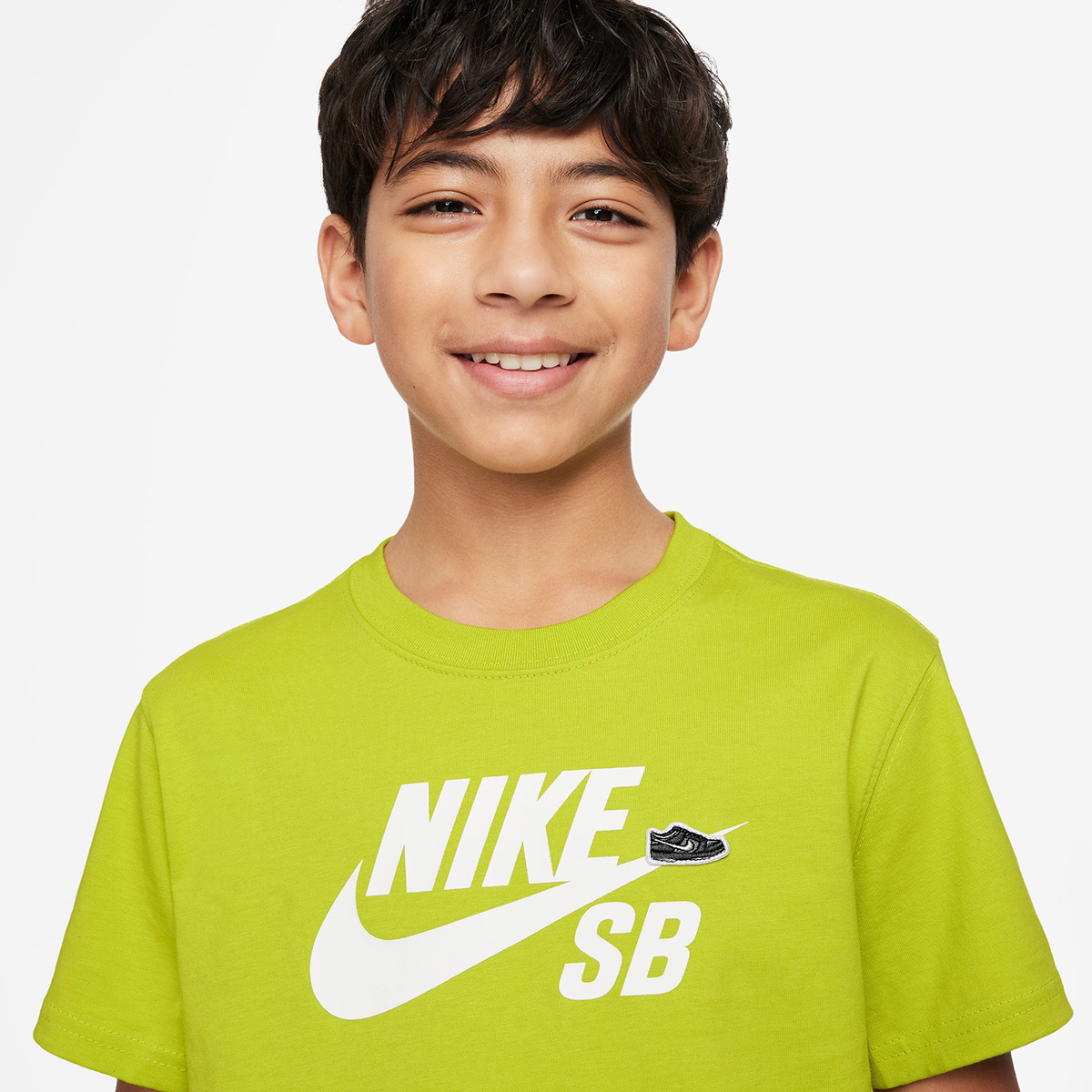 Nike SB Kids Sportswear Logo T-Shirt Bright Cactus