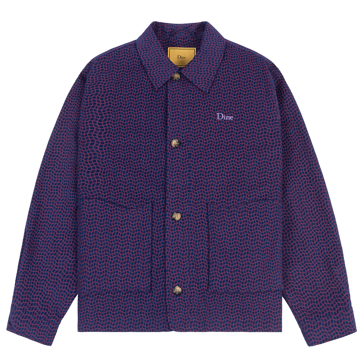 Dime Printed Cord Jacket Violet Dime Printed Cord Jacket Violet