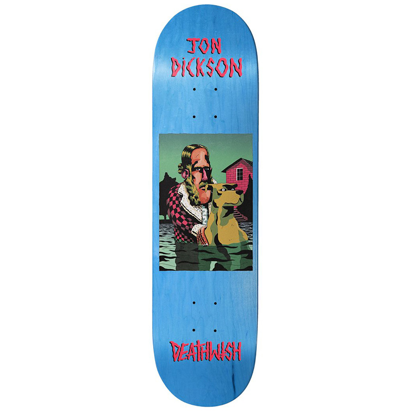Deathwish Jon Dickson The Pond Skateboard Deck 8.0 Deathwish Jon Dickson The Pond Skateboard Deck 8.0