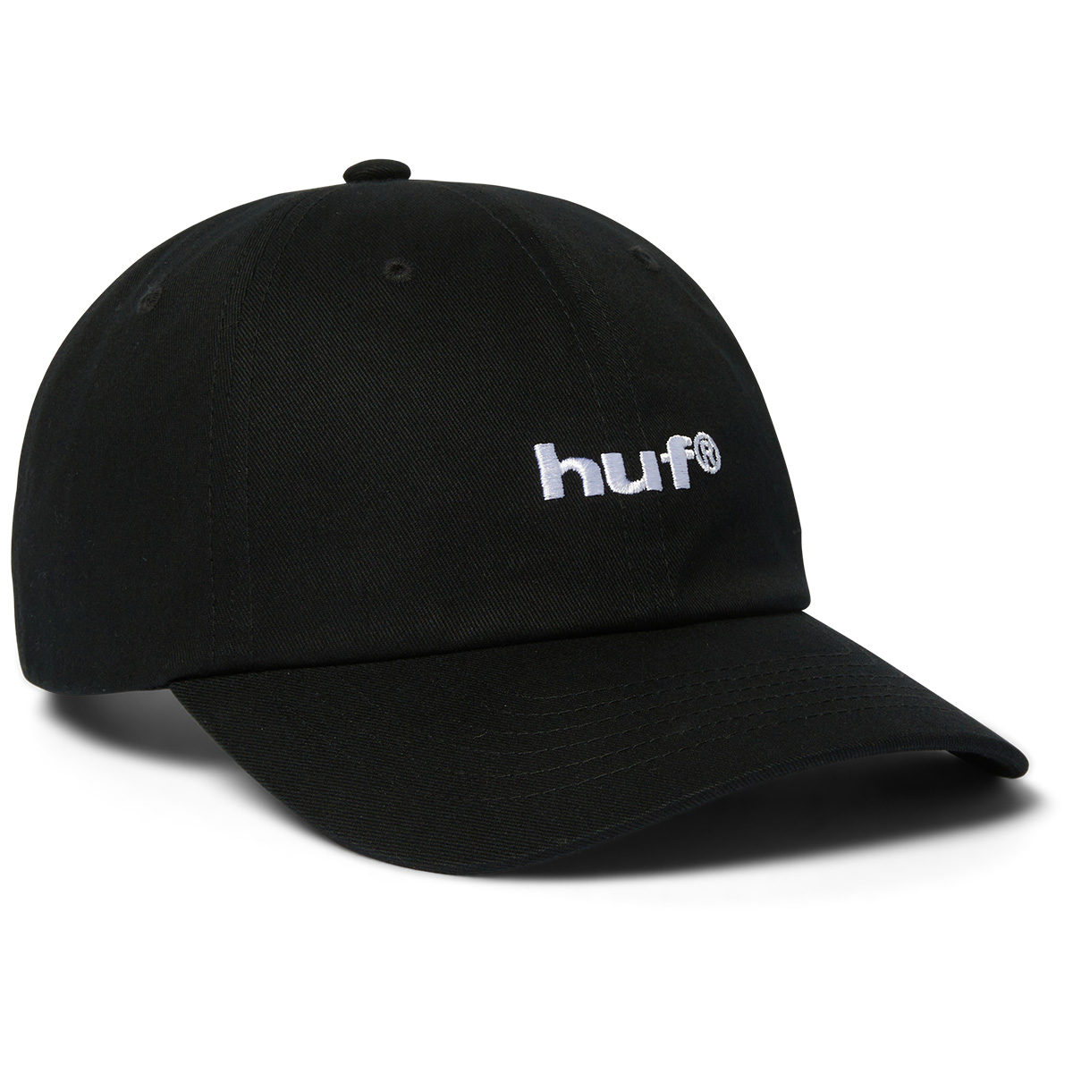 HUF 89 Embroidered 6 Panel CV Cap Black/White