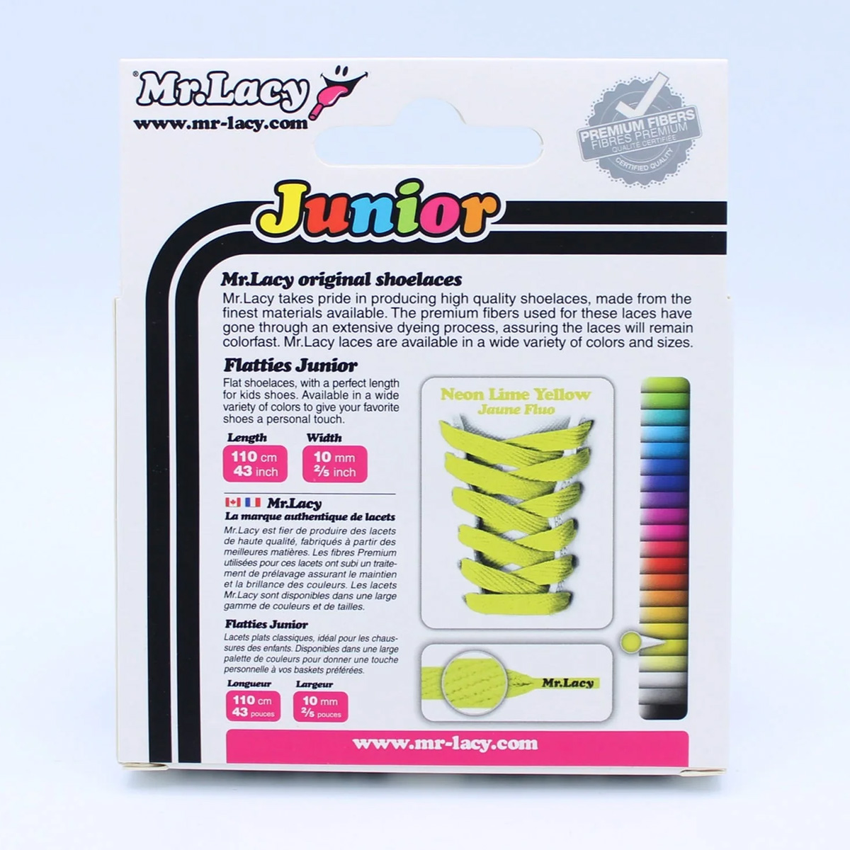 Mr.Lacy Flatties Junior Neon Lime Yellow Mr.Lacy Flatties Junior Neon Lime Yellow