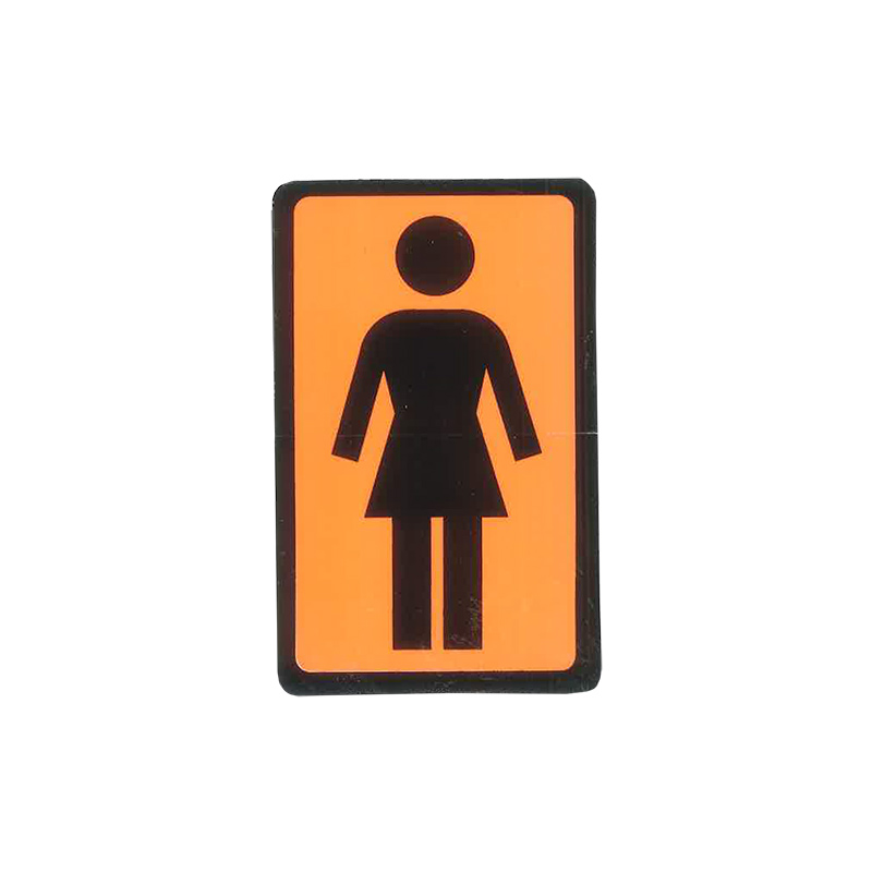 Girl Large 6 Inch Sticker