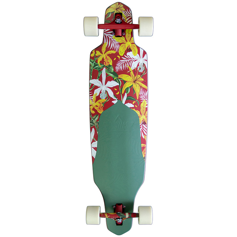 Dusters Channel Floret Complete Drop Through Longboard 38.0