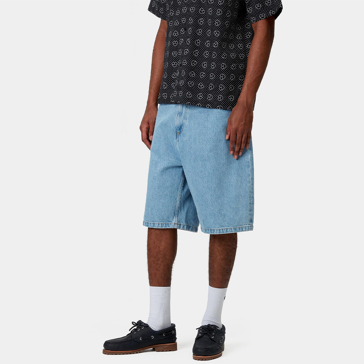 Carhartt WIP Brandon Short Blue Stone Bleached Carhartt WIP Brandon Short Blue Stone Bleached