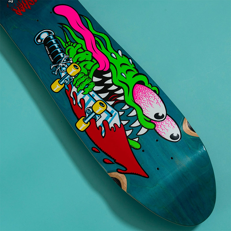 Santa Cruz Meek Slasher Skateboard Deck 9.23 Santa Cruz Meek Slasher Skateboard Deck 9.23