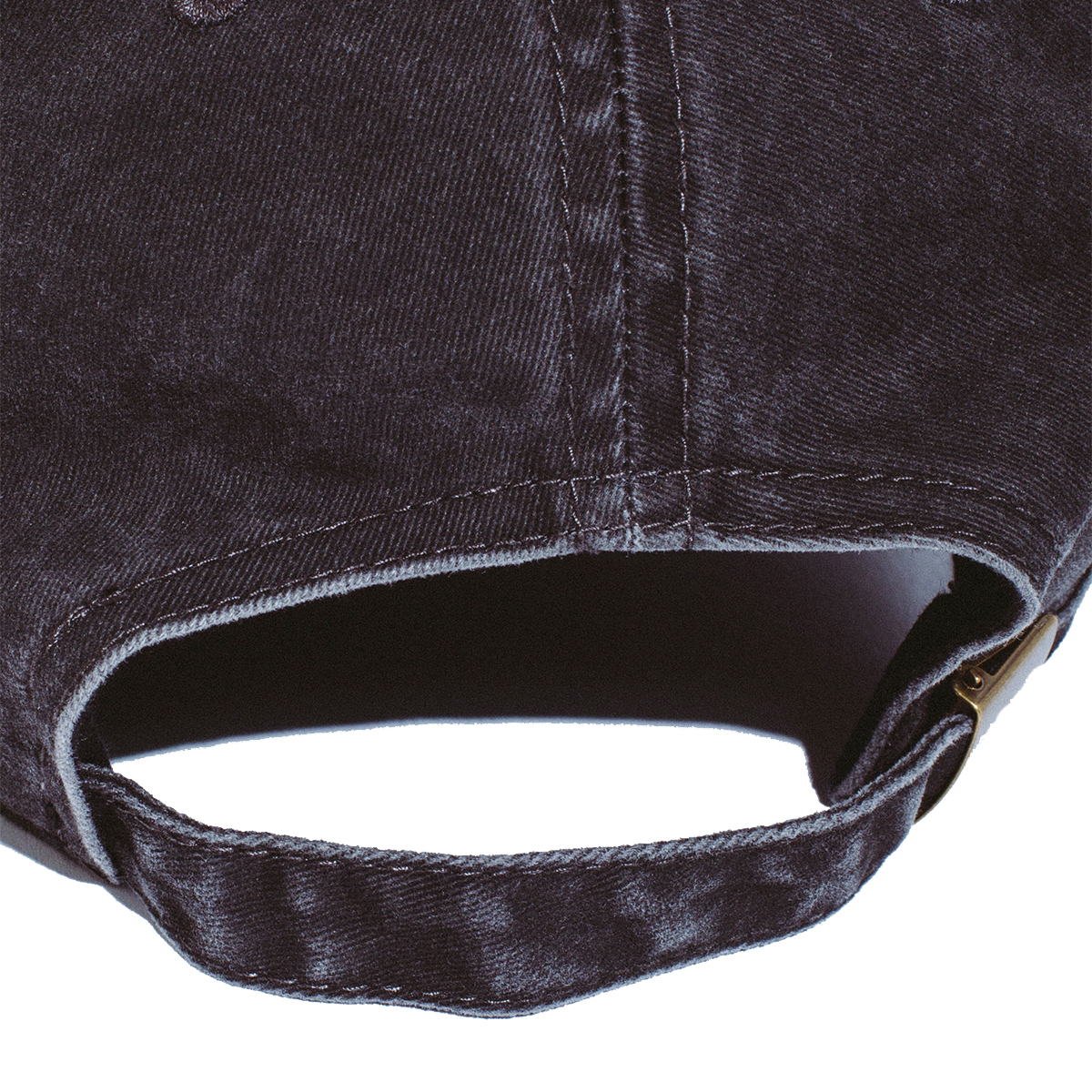 Fucking Awesome Tonal Little Stamp Logo 6 Panel Cap Black