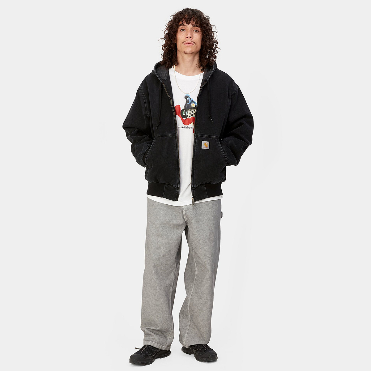 Carhartt WIP OG Active Jacket Black Stone Washed Carhartt WIP OG Active Jacket Black Stone Washed