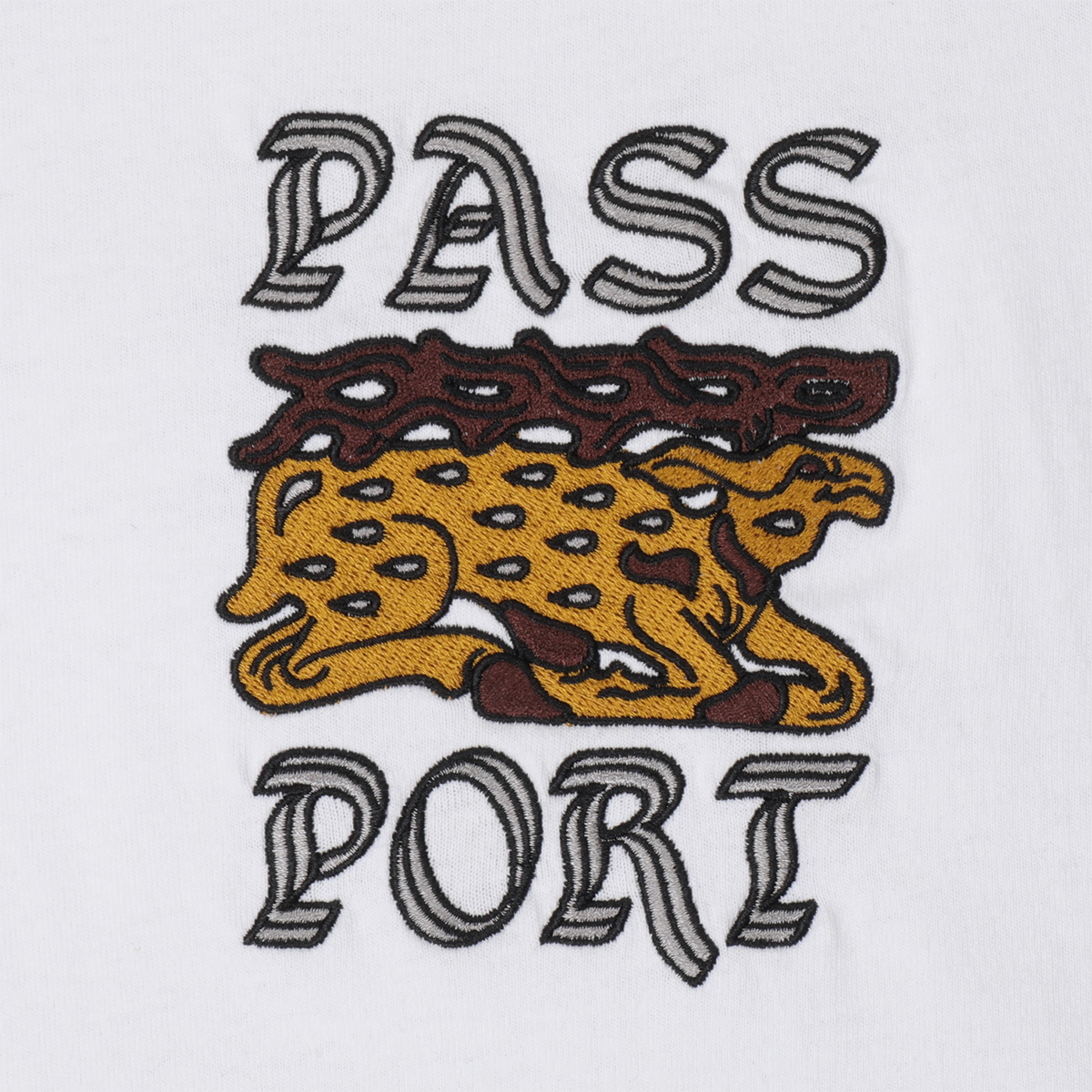 Pass Port Antler T-Shirt White Pass Port Antler T-Shirt White