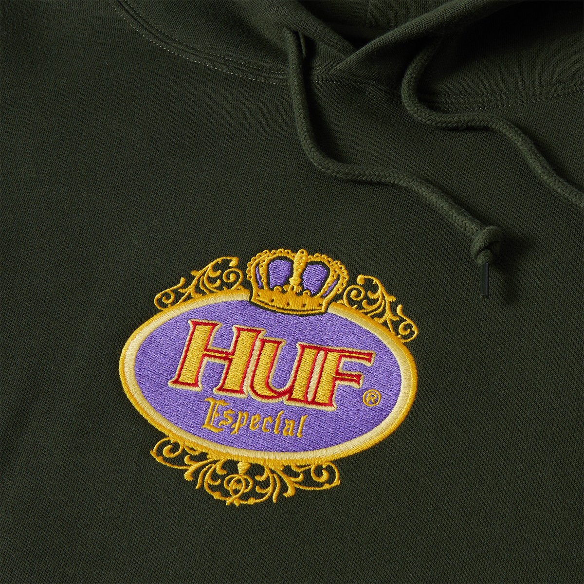 HUF Especial Hooded Sweater Hunter Green