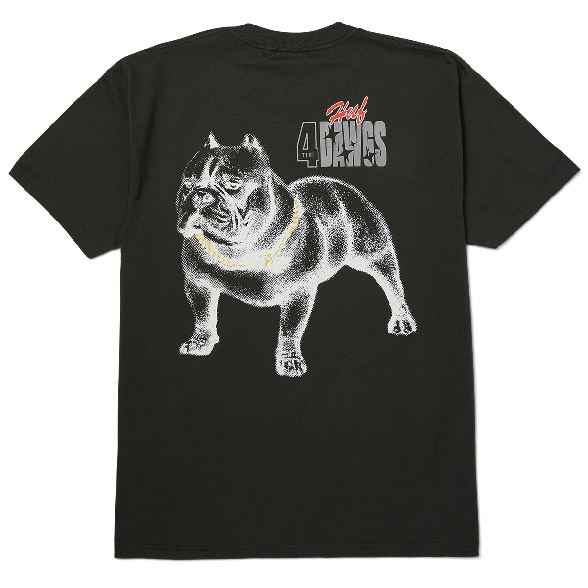 HUF 4 The Dawgs T-Shirt Vintage Black HUF 4 The Dawgs T-Shirt Vintage Black