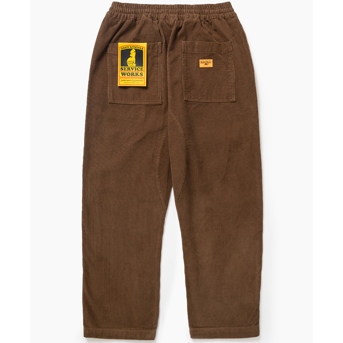 Service Works Corduroy Chef Pants Bark