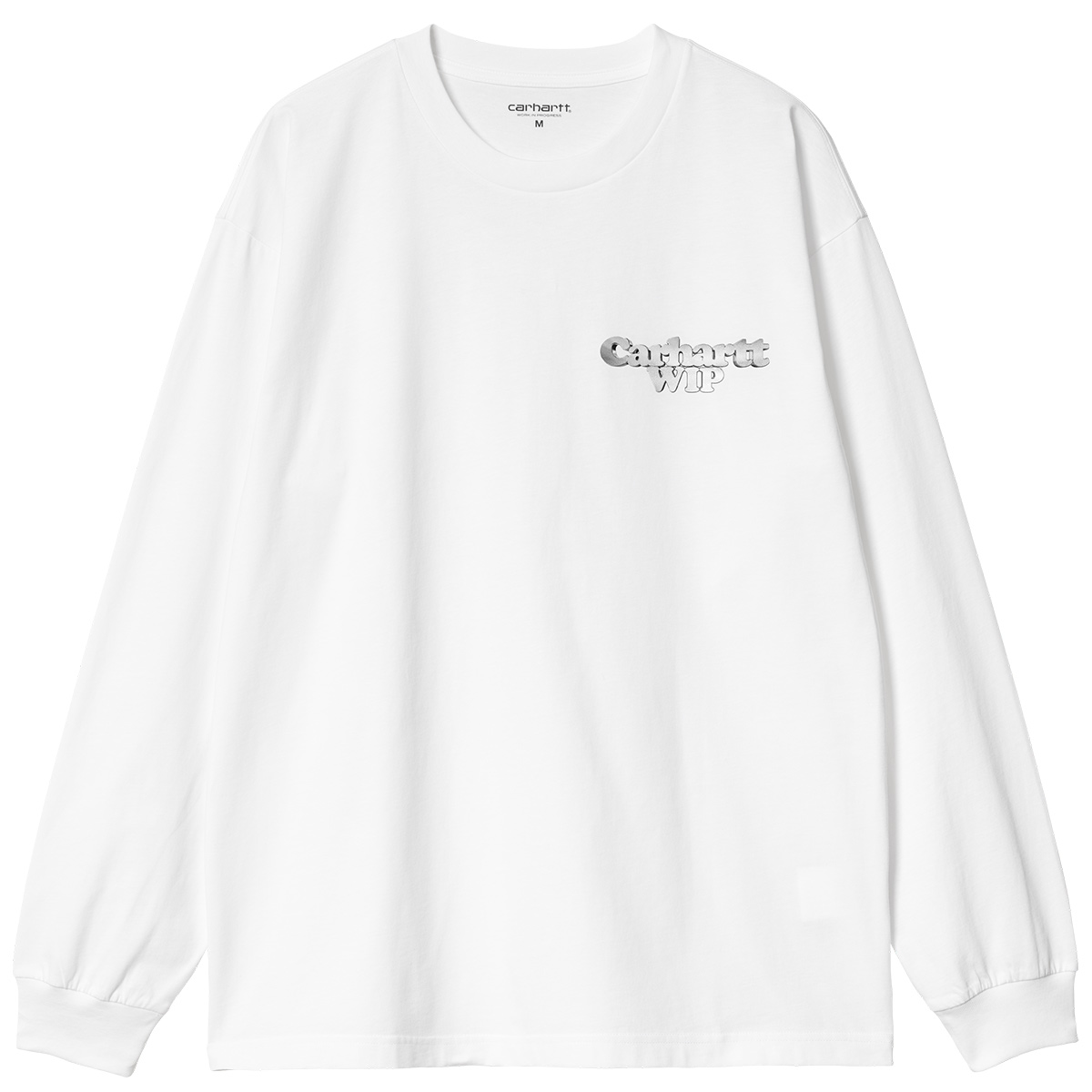 Carhartt WIP Chain Link Longsleeve T-Shirt White/Silver