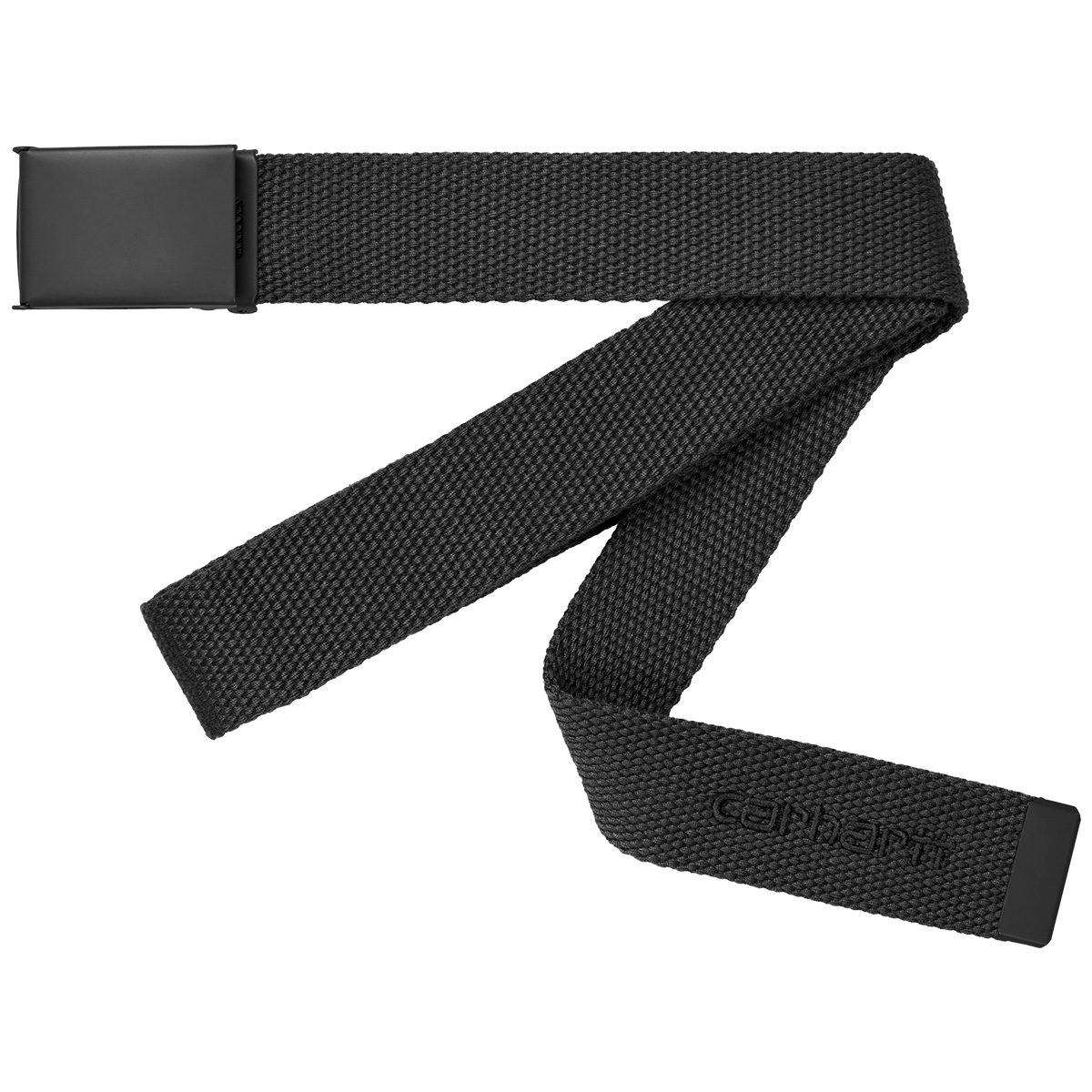 Carhartt WIP Script Belt Tonal Black Carhartt WIP Script Belt Tonal Black