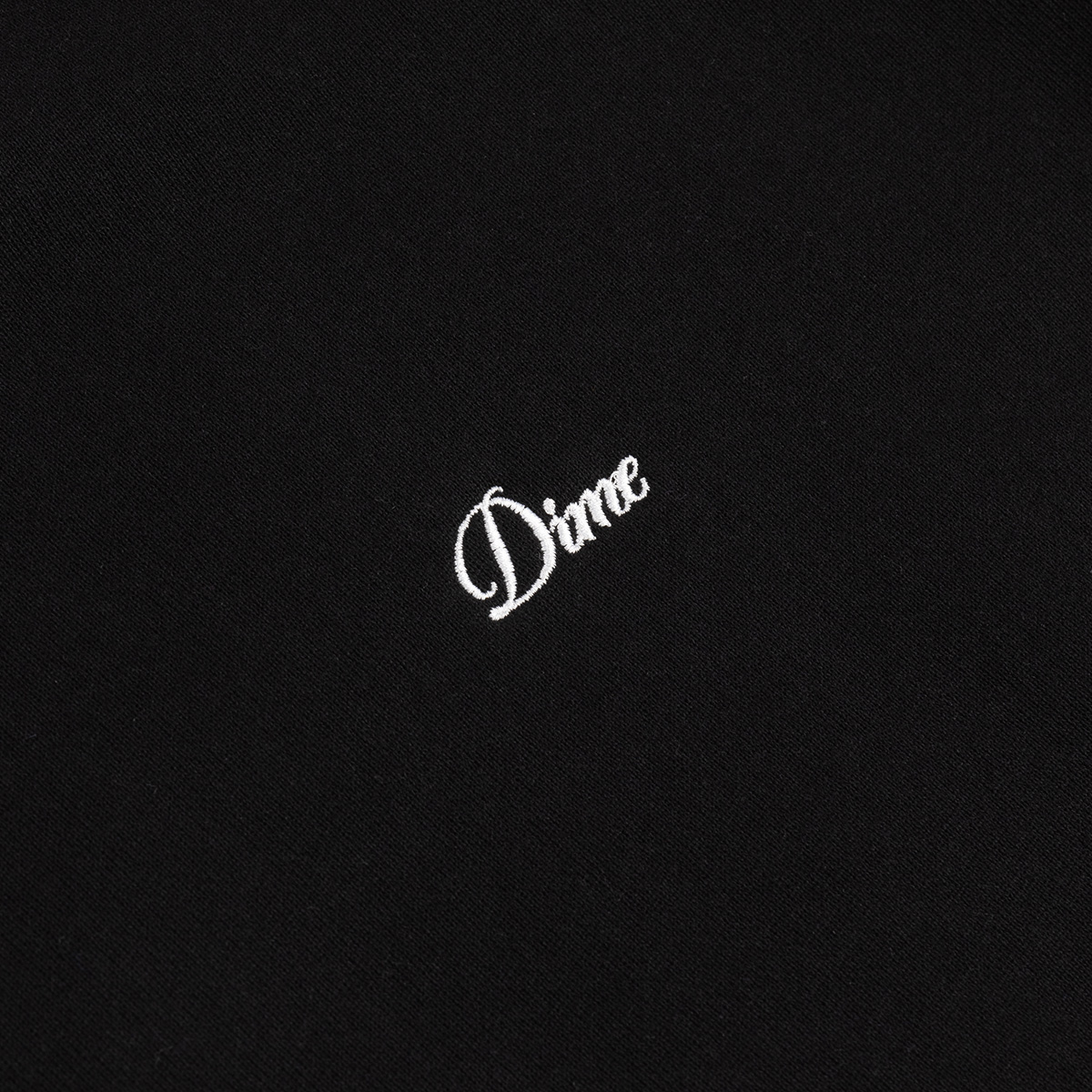 Dime Cursive Small Logo Sweater Black