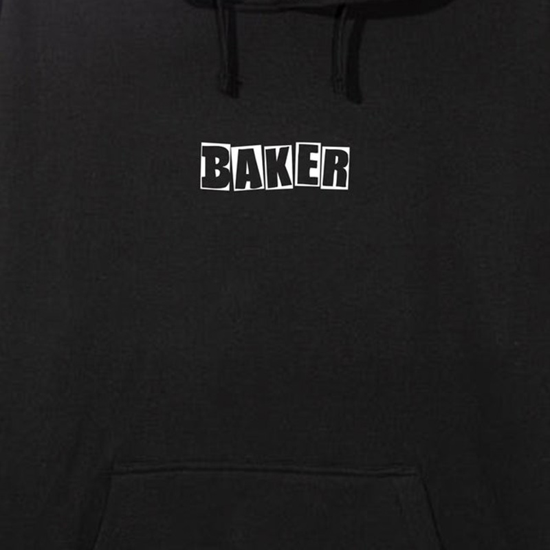 Baker Brand Logo Pullover Hoodie Black Baker Brand Logo Pullover Hoodie Black