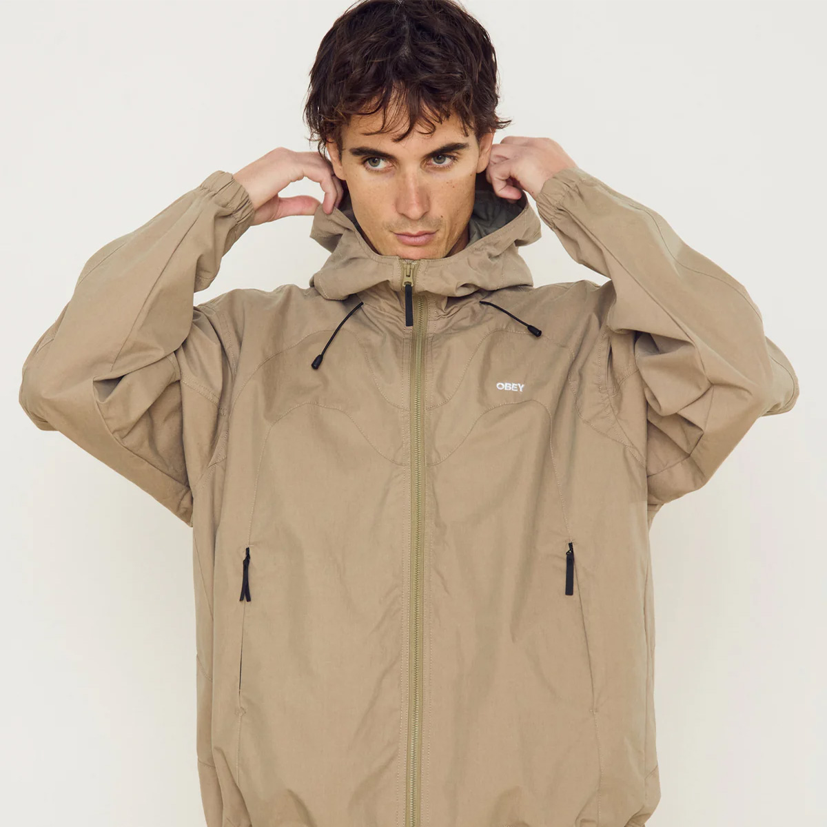 Obey Sota Shell Jacket Mermaid