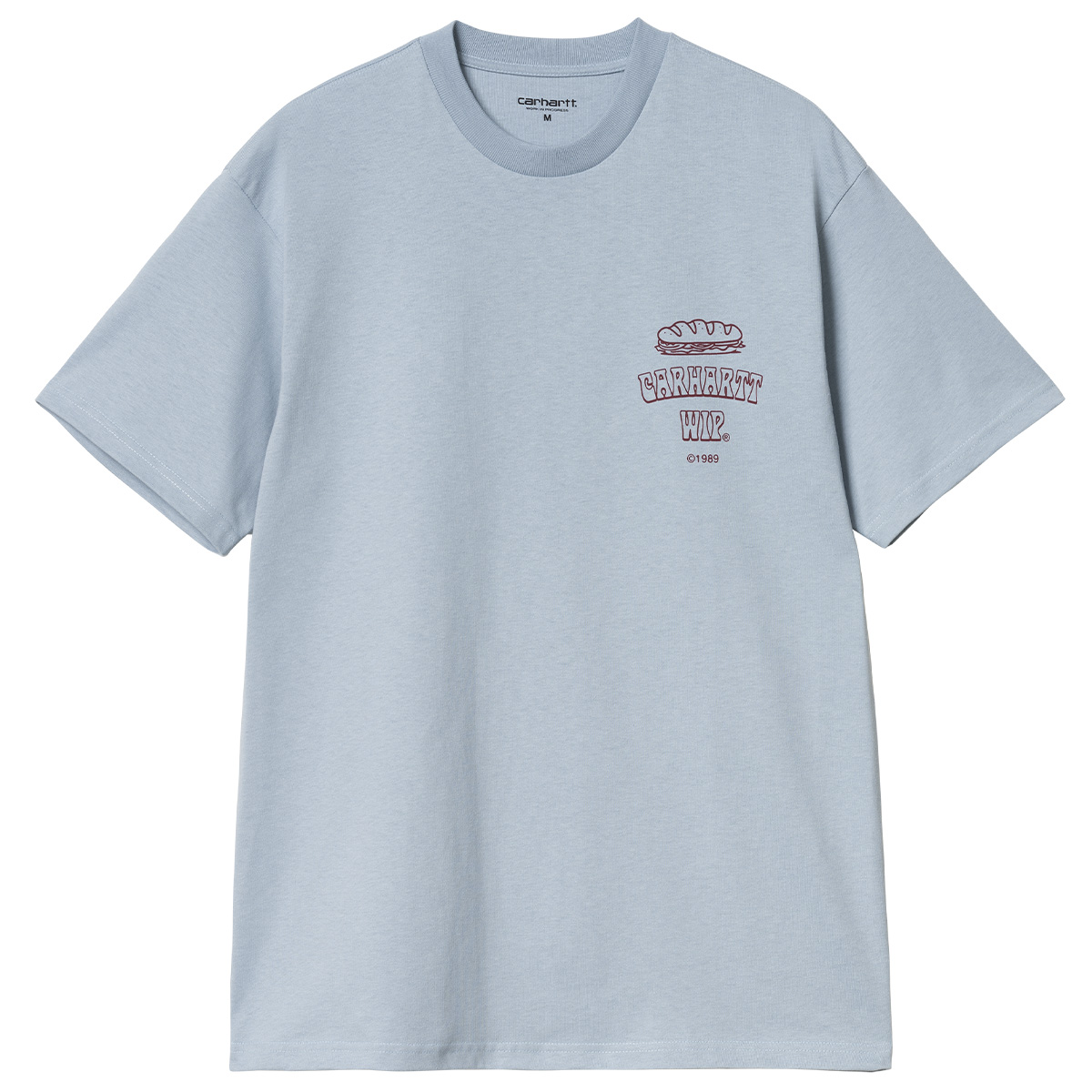 Carhartt WIP Sandwich T-Shirt Blue Fog Carhartt WIP Sandwich T-Shirt Blue Fog