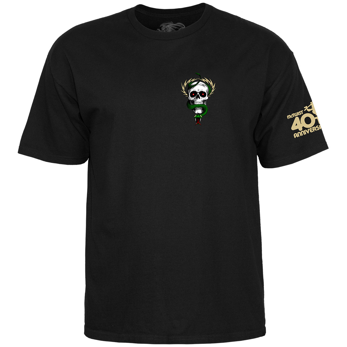Powell Peralta Mike McGill 40th Anniversary McTwist T-shirt Black Powell Peralta Mike McGill 40th Anniversary McTwist T-shirt Black