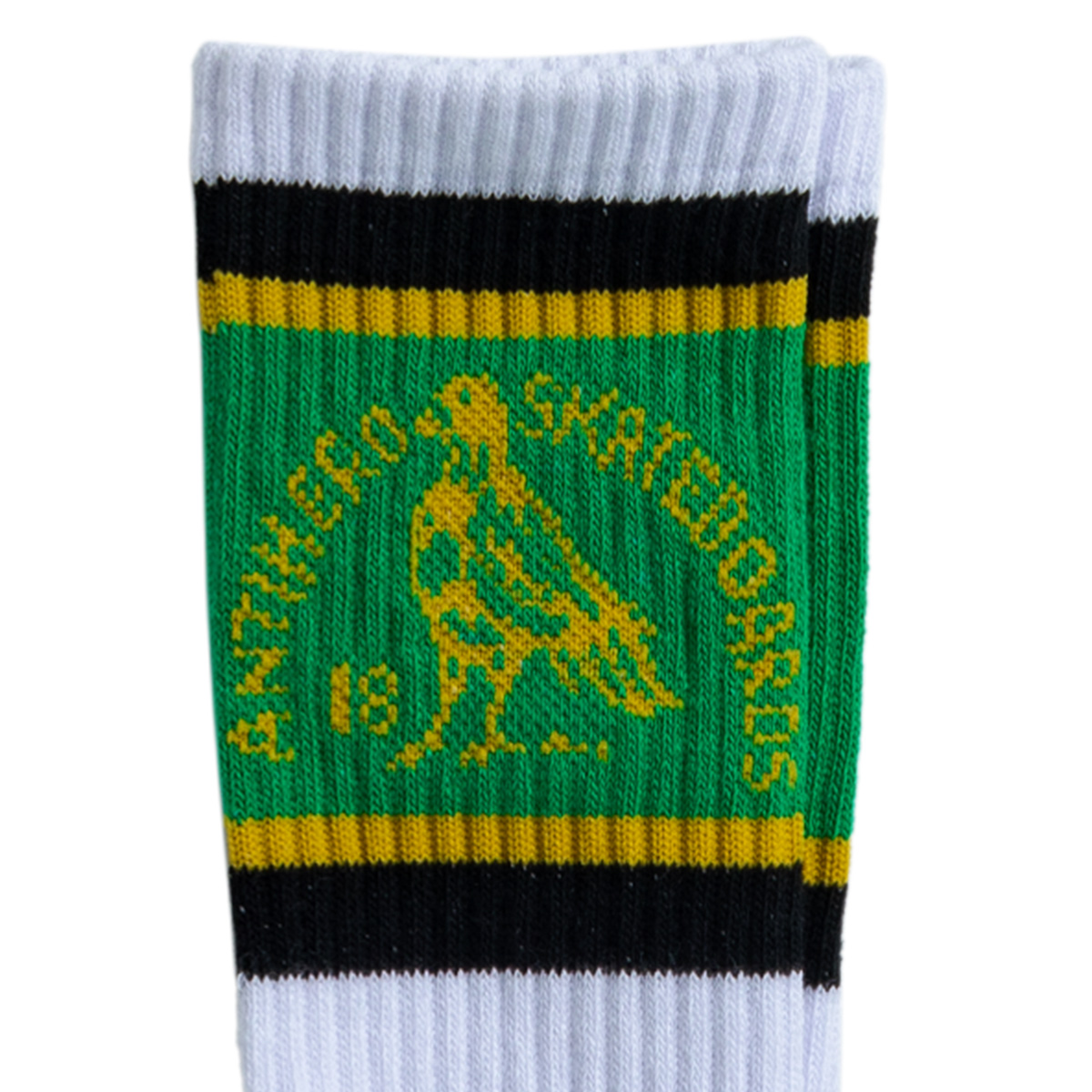 Anti Hero Clubhouse Sock White/Green/Black
