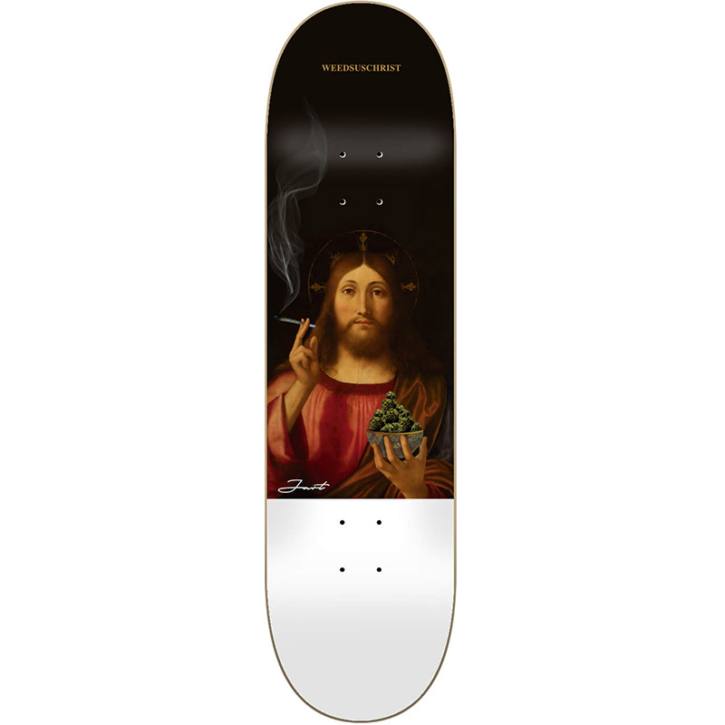 Jart Renaissance II Weedsuschrist Skateboard Deck 8.0x31.44