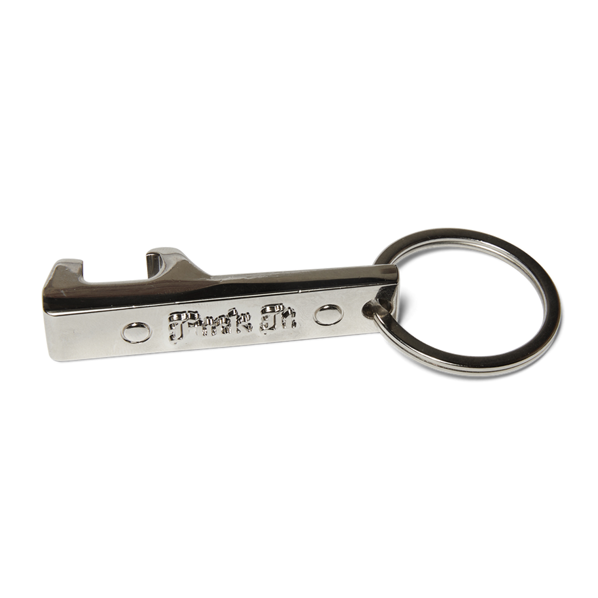 HUF Unstopper Keychain Silver