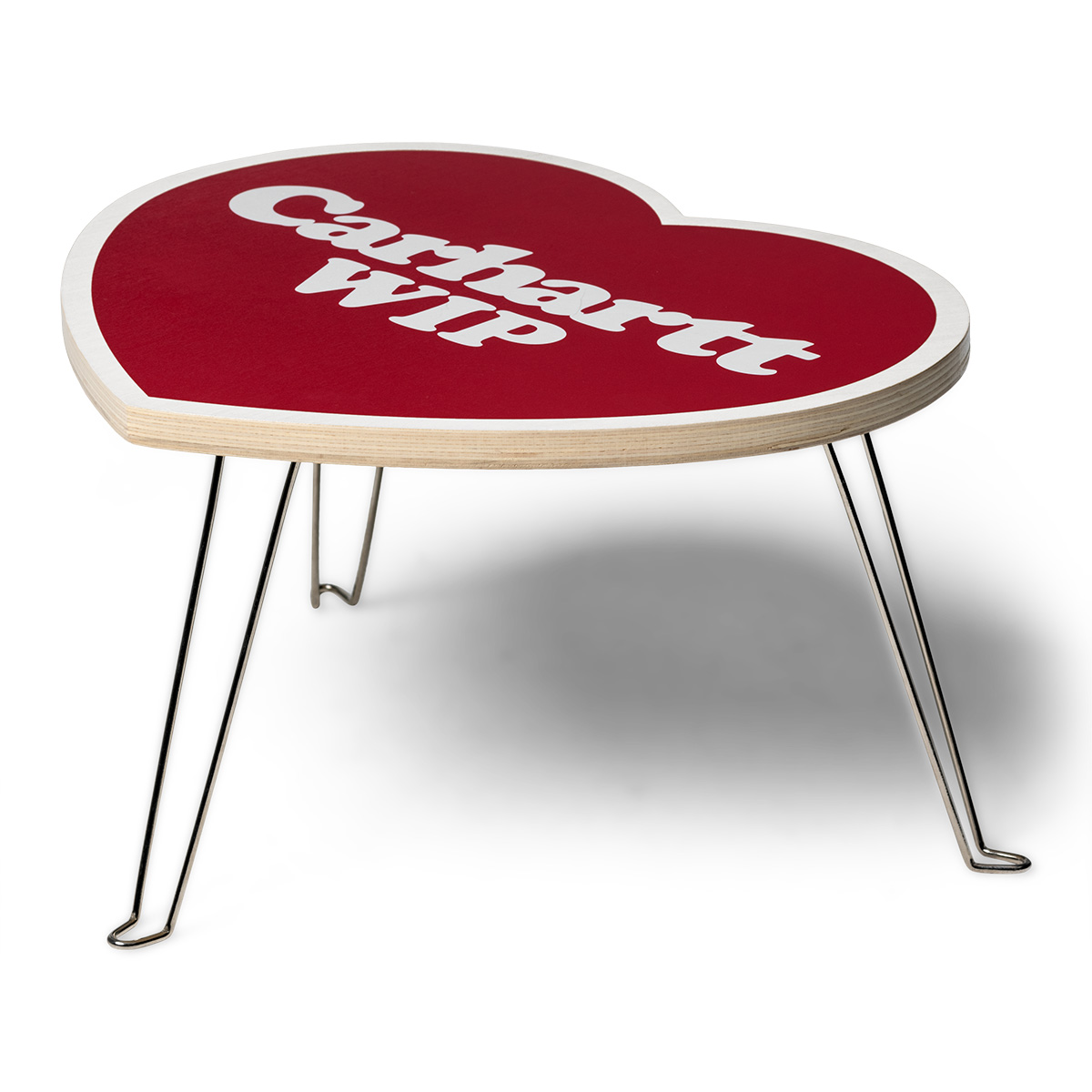 Carhartt WIP Heart Folding Table Scarlet/White Carhartt WIP Heart Folding Table Scarlet/White