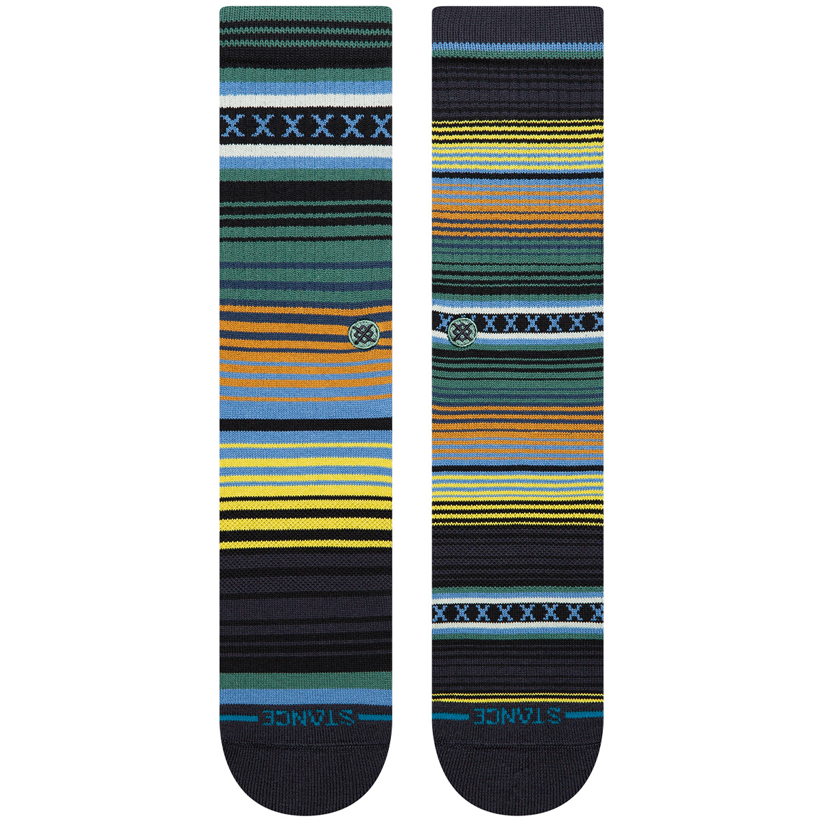 Stance Curren St Crew Socks Deep Teal