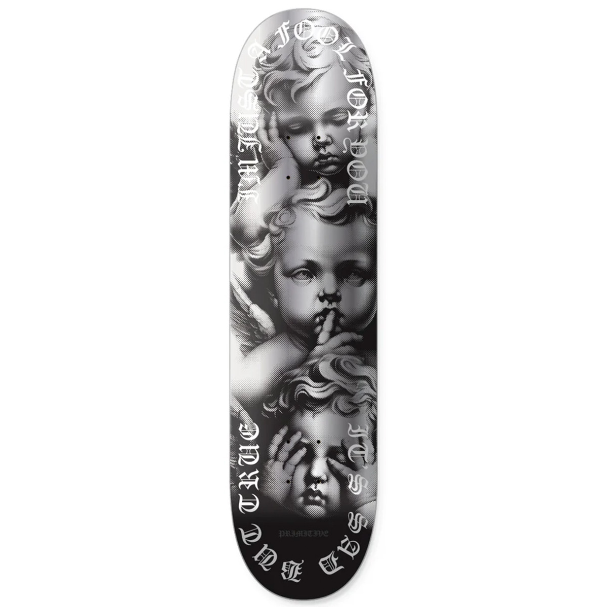 Primitive Dedication Team Skateboard Deck Black 8.125