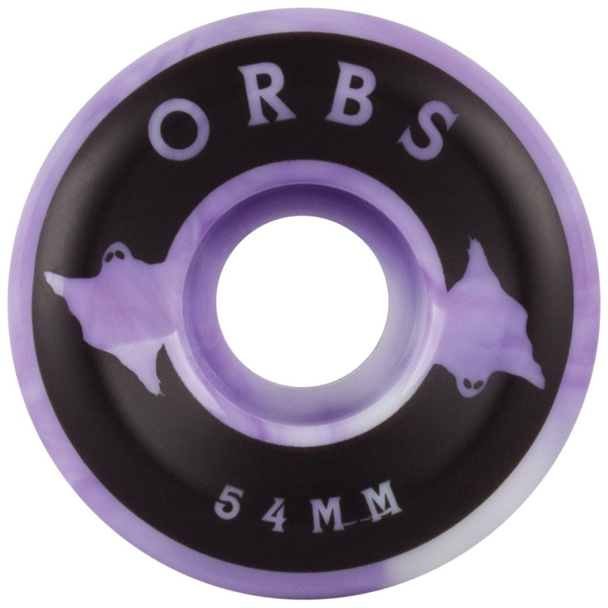 Orbs Specters Conical Wheels 99A Purple/White Swirl 54mm