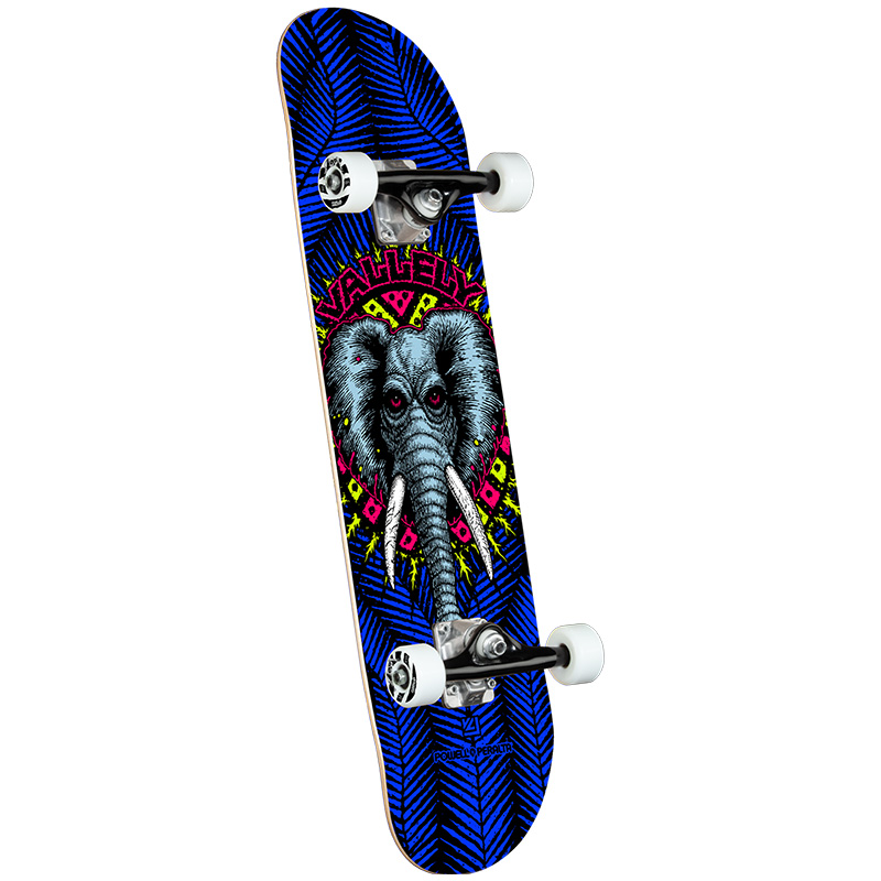 Powell Peralta Vallely Elephant Complete Skateboard Royal Blue 8.25