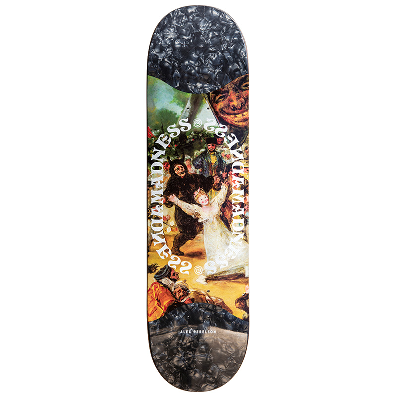 Madness Alex Finally Super Sap Slick R7 Skateboard Deck Black 8.38