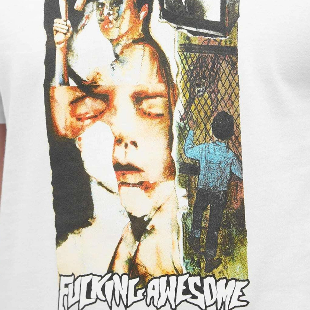 Fucking Awesome Peligroso T-Shirt White Fucking Awesome Peligroso T-Shirt White