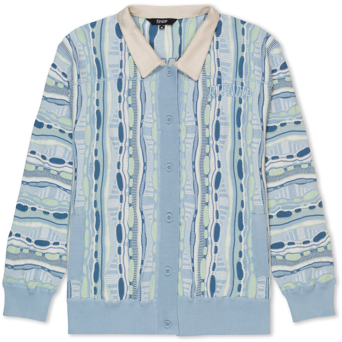 RIPNDIP Corded Button Up Jacket Light Blue