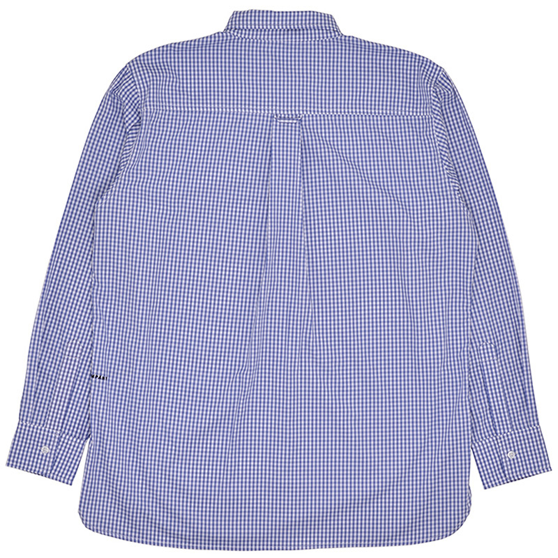 Pop Trading Company X Miffy Gingham Button Down Shirt Blue Pop Trading Company X Miffy Gingham Button Down Shirt Blue