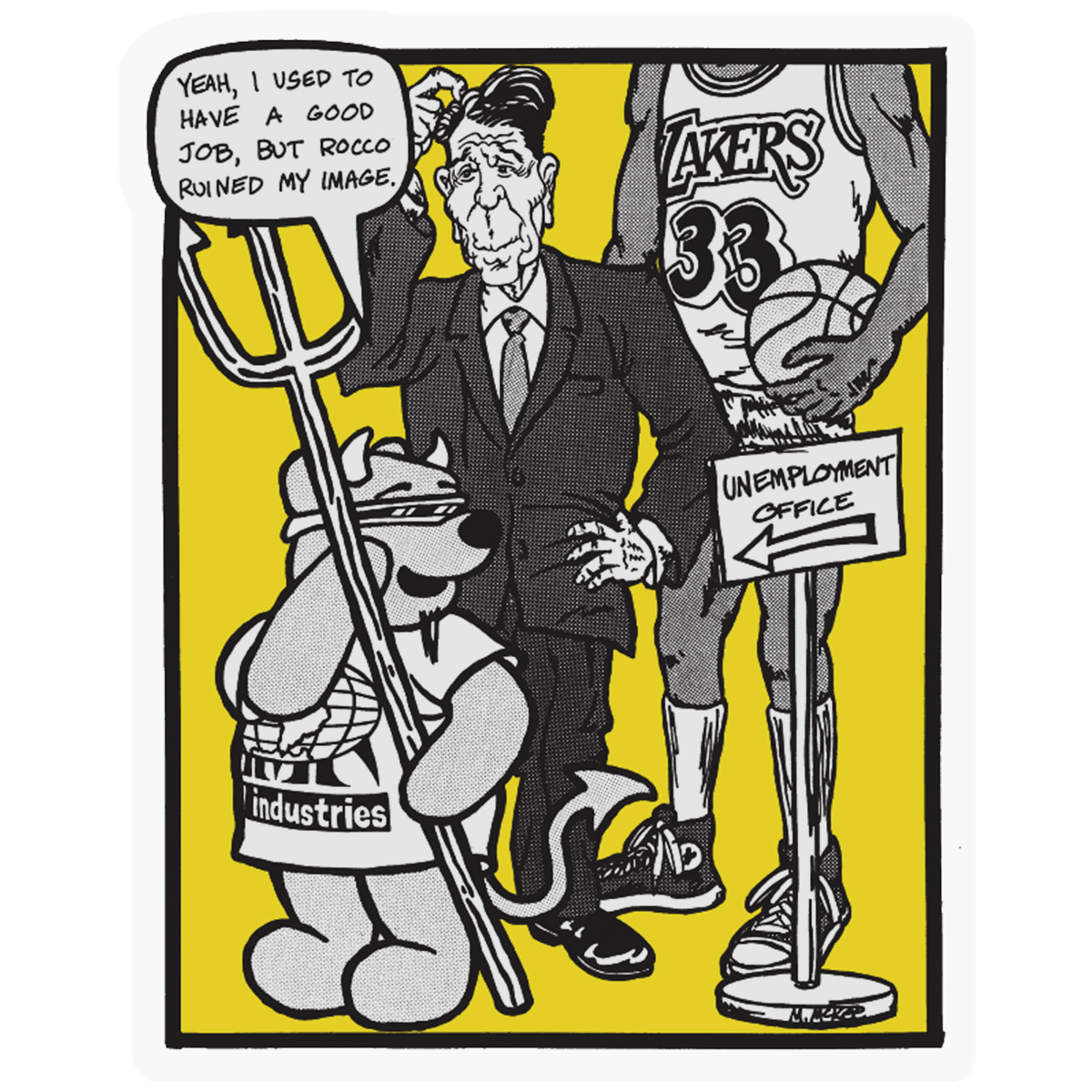 World Industries Ruined Image Sticker