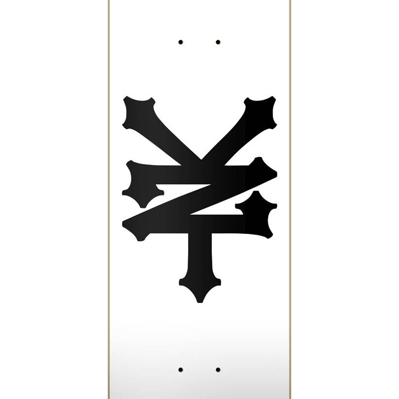 Zoo York OG 95 Crackerjack Skateboard Deck White/Black 8.125 Zoo York OG 95 Crackerjack Skateboard Deck White/Black 8.125