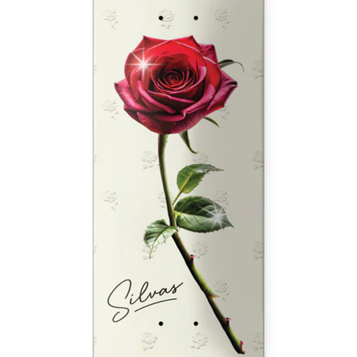 Primitive Silvas Crush Skateboard Deck White 8.25