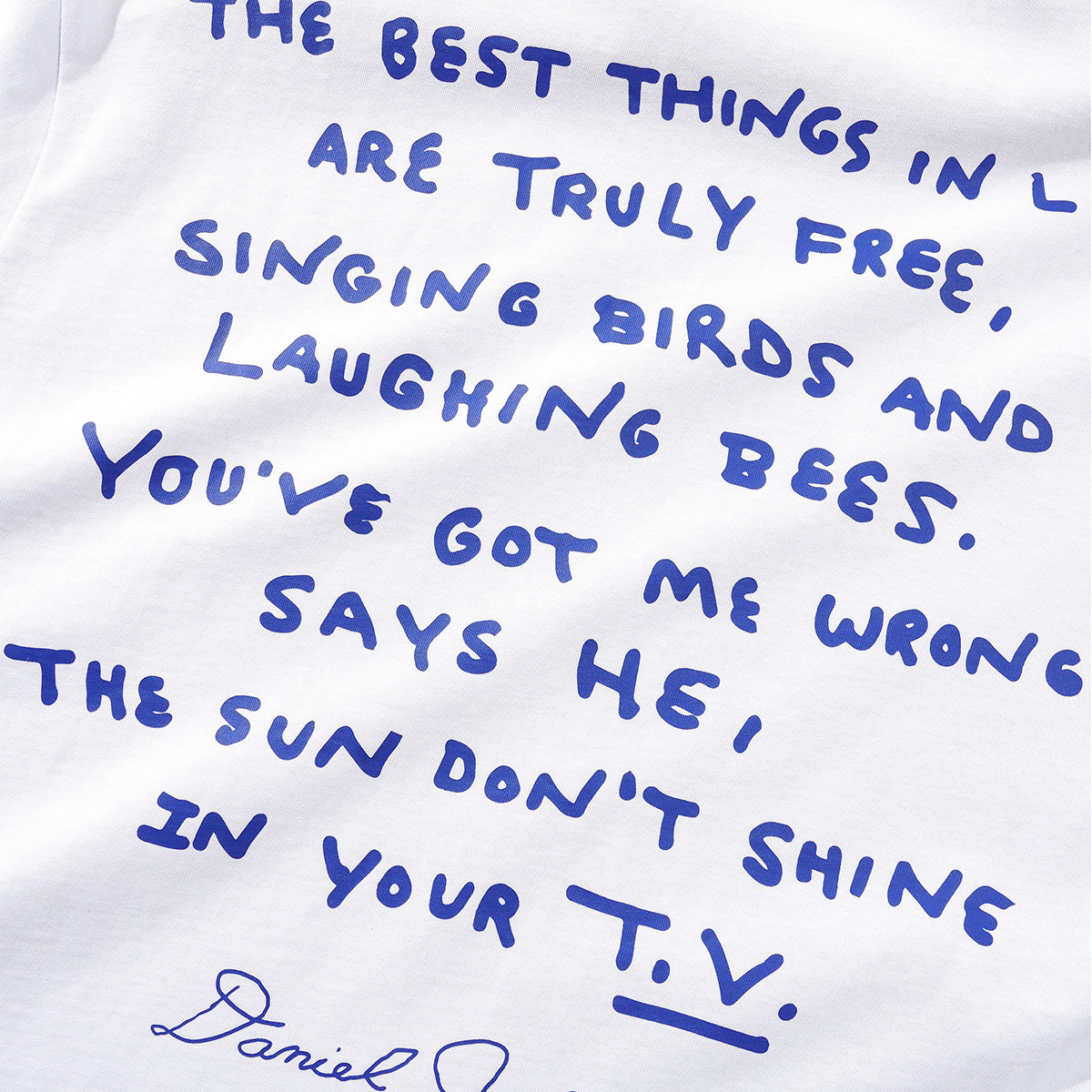 Butter Goods x Daniel Johnston Don't Be Scared T-shirt White