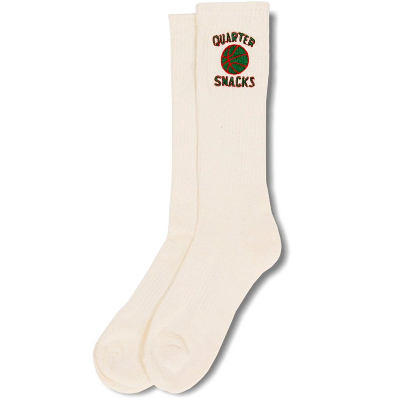 Quartersnacks Ball is Life Socks Cream