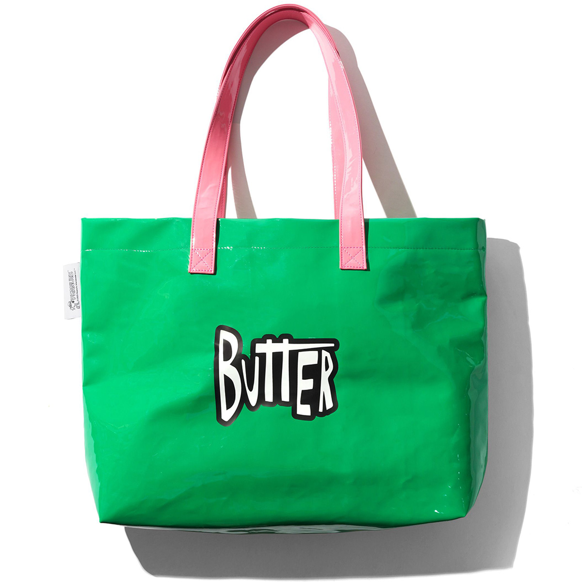 Butter Goods x Peanuts Shopper Tote Bag Green/Light Pink