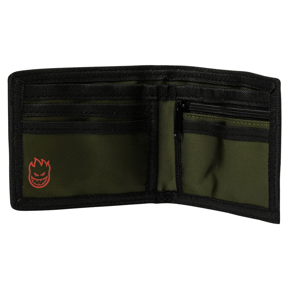 Spitfire Demonseed Script Bi-Fold Wallet Olive