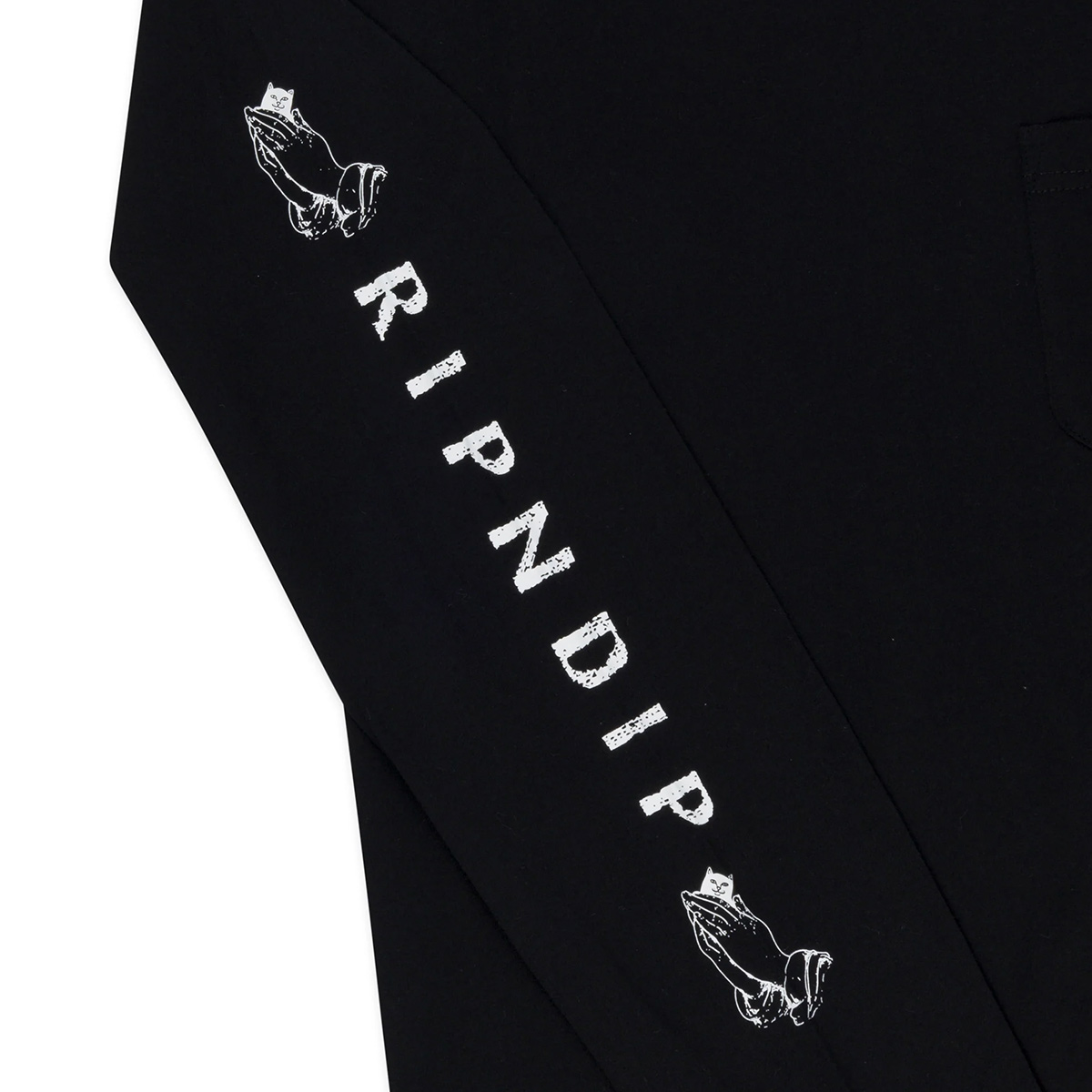 RIPNDIP Lord Nermal Longsleeve T-Shirt Black RIPNDIP Lord Nermal Longsleeve T-Shirt Black