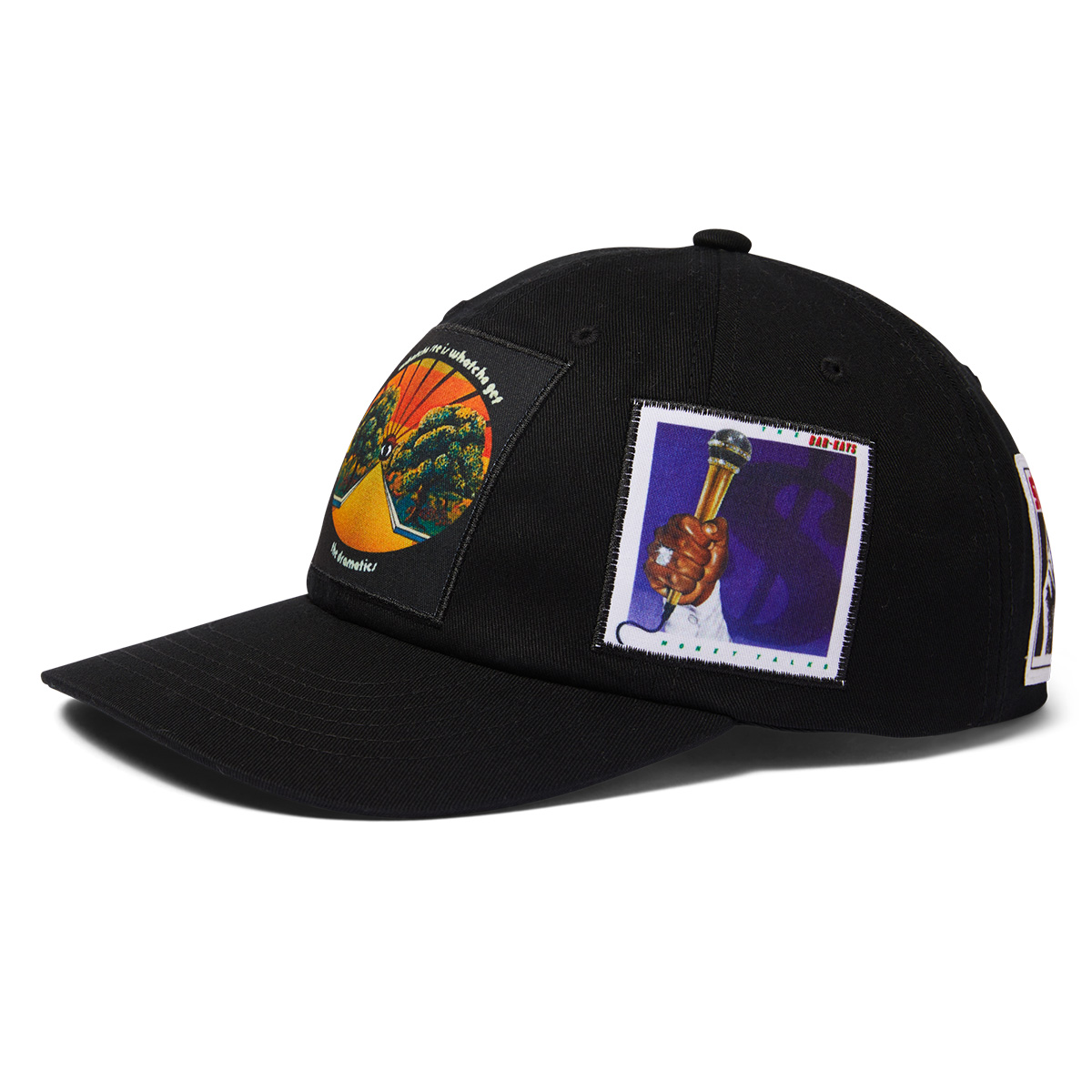 HUF Stax Patches Snapback Black HUF Stax Patches Snapback Black