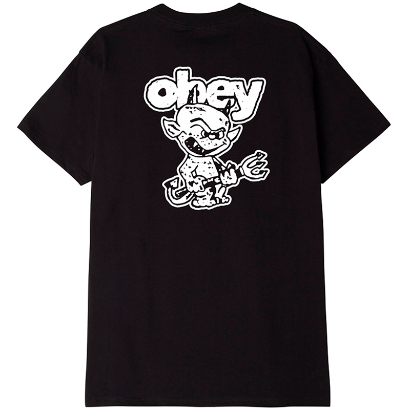 Obey Demon Classic T-Shirt Black