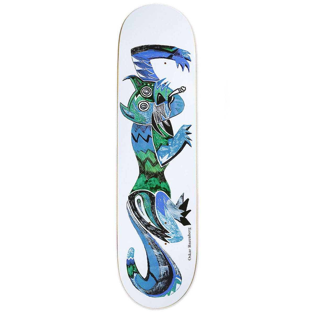Polar Oskar Rozenberg Trippin Skateboard Deck Cream 8.125 Polar Oskar Rozenberg Trippin Skateboard Deck Cream 8.125