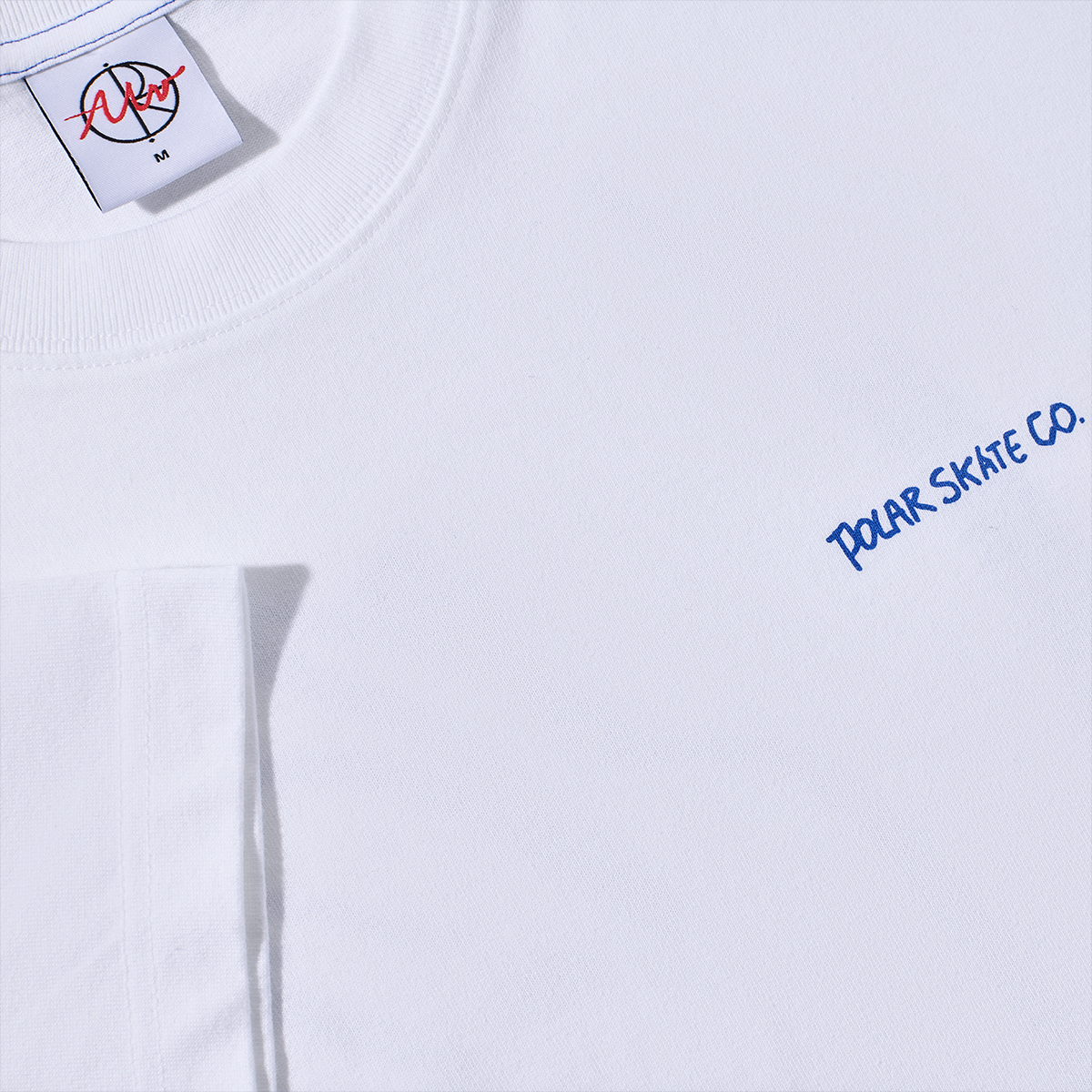 Polar Doodle Contrast T-shirt White/Ultramarine