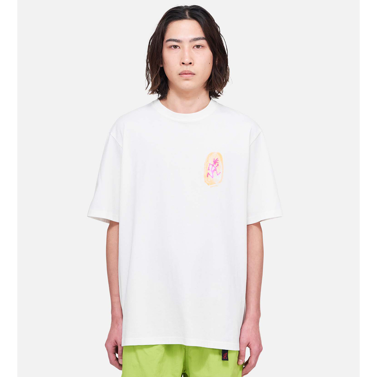 Gramicci Thumbprint T-Shirt White Gramicci Thumbprint T-Shirt White