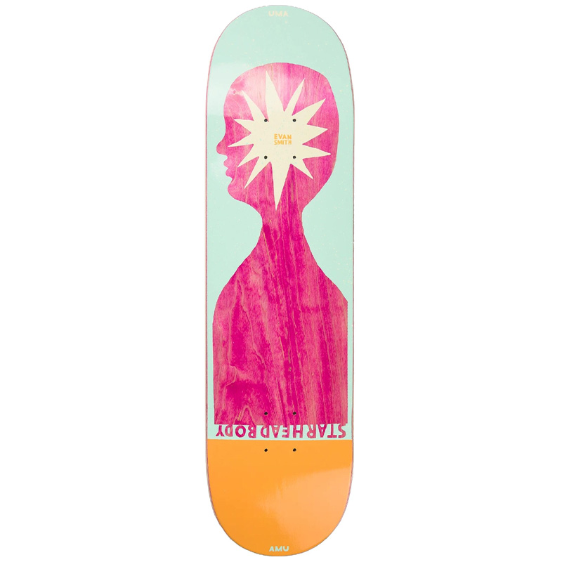 UMA Landsleds Starhead Body Evan Skateboard Deck 8.5 UMA Landsleds Starhead Body Evan Skateboard Deck 8.5